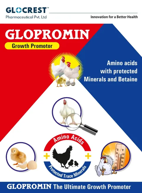 Glopromin leaflet, front